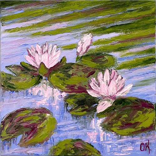 Three lilies by Olga Kurbanova
