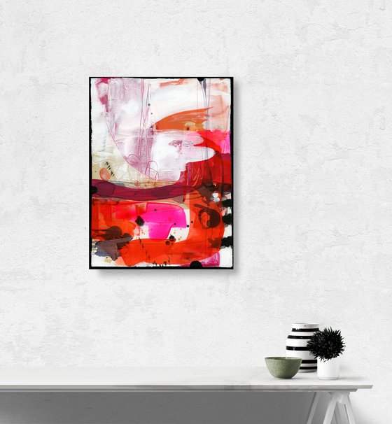 Enjoy Life 3  - Abstract Painting  by Kathy Morton Stanion