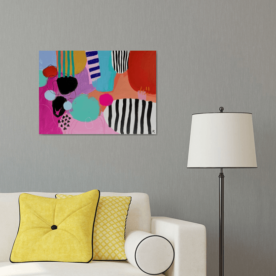 Vibrant Bold Canvas