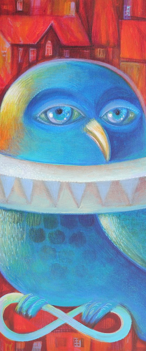 Infinity Owl by Oxana Zaika
