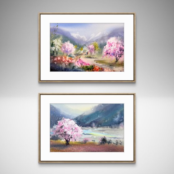 Spring Sonata (Diptych)