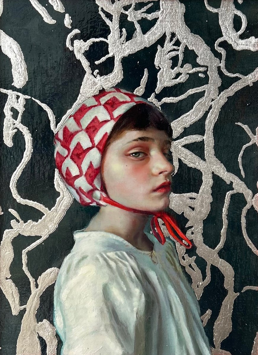 Surrealistic Oil Painting , Pressure - ? Oil Portrait By Anastasia Borodina, 11 X 14, Artwork For Sale On Artfinder