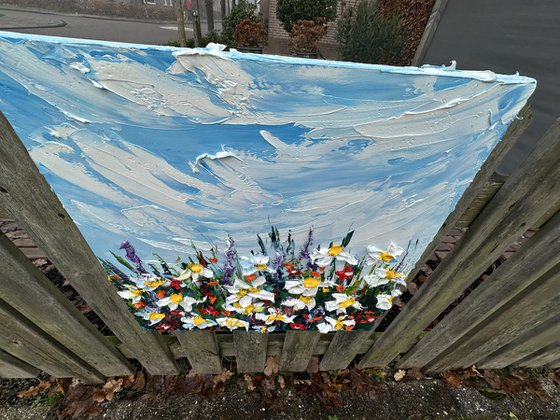 Wild Flowers deep impasto
