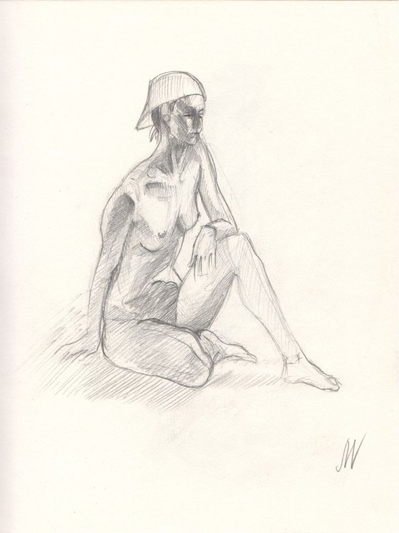 Sketch of Human body. Woman.29