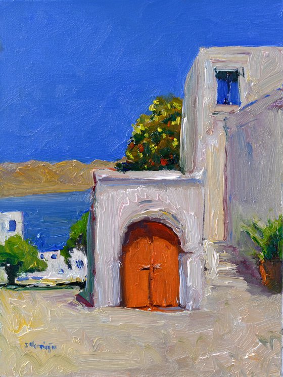 Village on Greek islands
