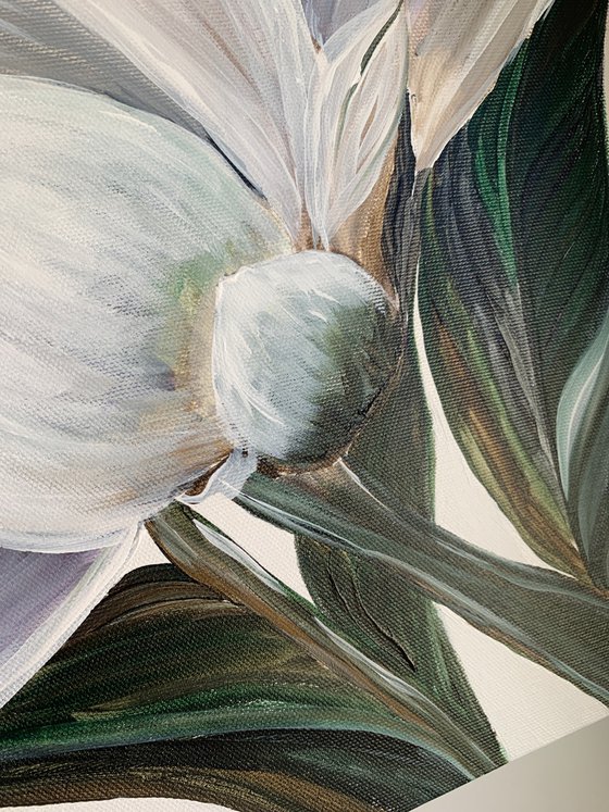 Set diptych Magnolia Petals