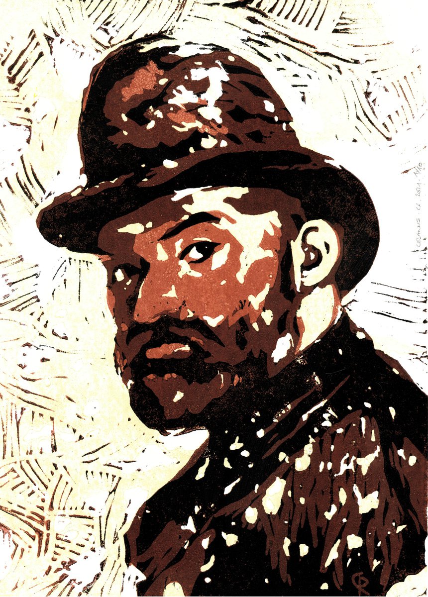Self Portrait of Czanne - inspired by Czanne by Reimaennchen - Christian Reimann