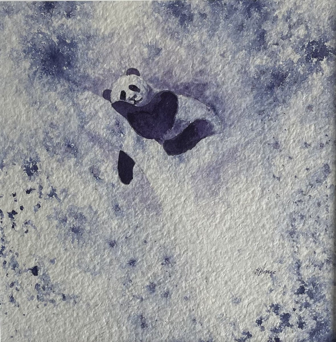 Panda Perch 4 by Hannah Bruce