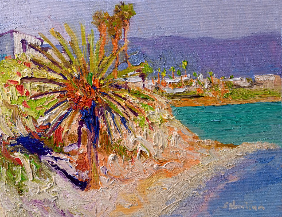 Beach, California By Suren Nersisyan, 14 X 11, Artwork For Sale On Artfinder