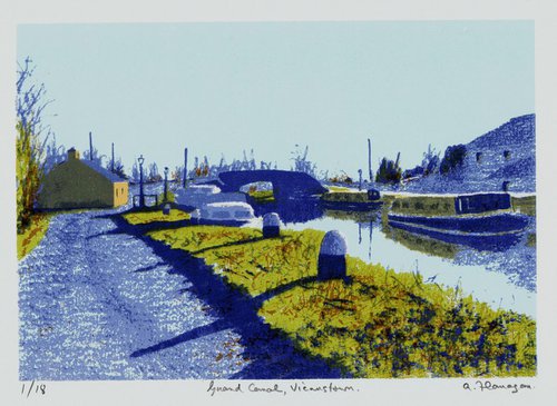 Grand Canal, Vicarstown by Aidan Flanagan Irish Landscapes