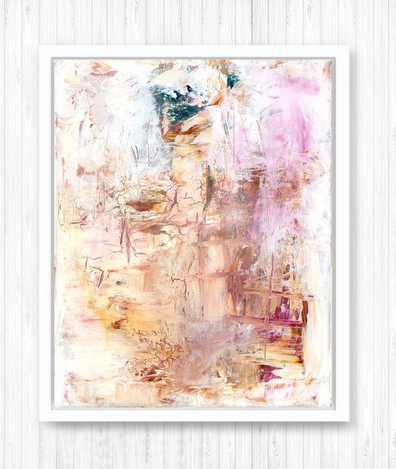 Mystical Moments 1 - Textural Abstract Painting  by Kathy Morton Stanion