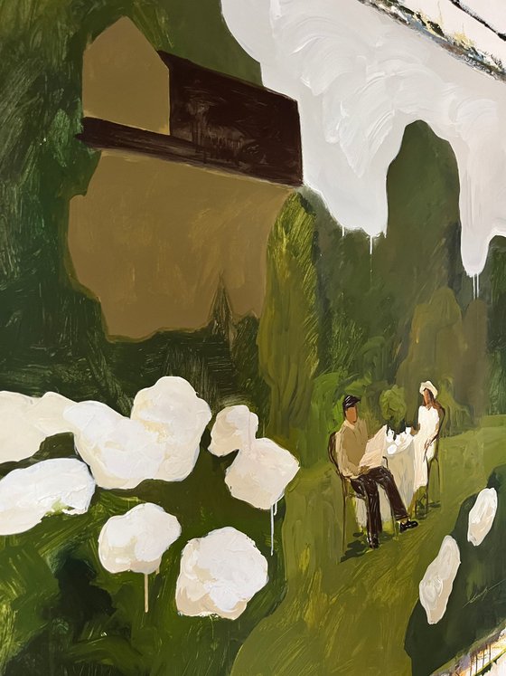 «Time of White Hydrangeas»