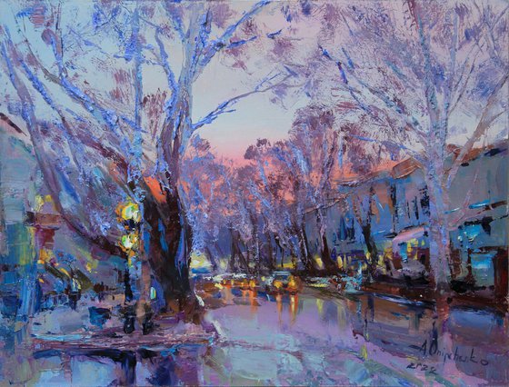 "Winter evening"