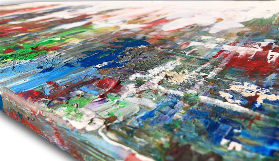 buzz of the city (150 x 50 cm) Dee Brown