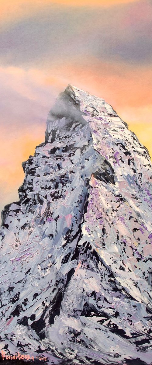 Matterhorn. Sunset by Nino Ponditerra