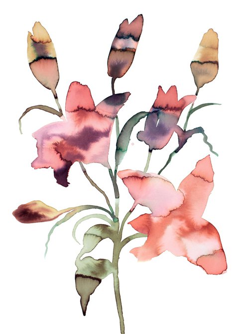 Lilies No. 2 by Elizabeth Becker