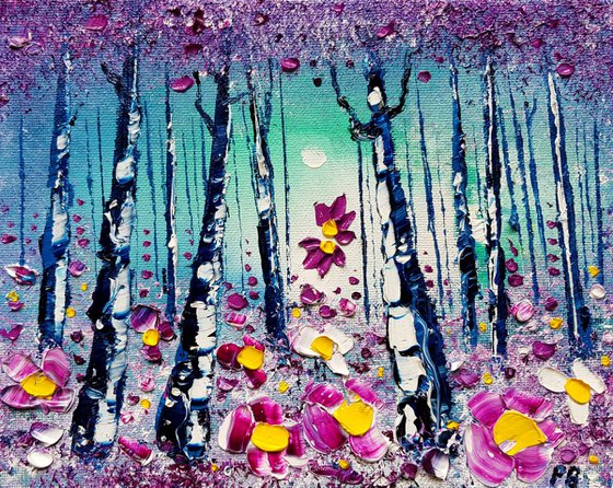 "The Violet Trees & Flowers in Love"