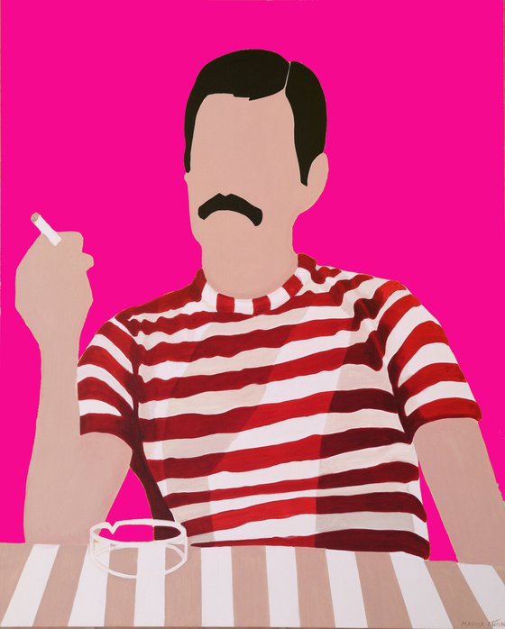 Freddie in Magenta