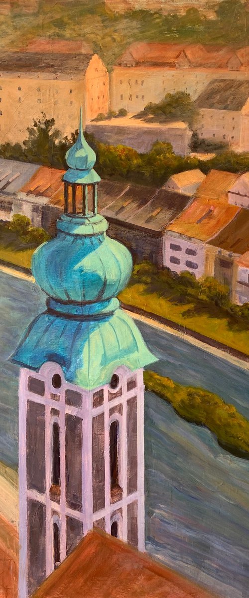 Cesky Krumlov (commission) by Shelly Du