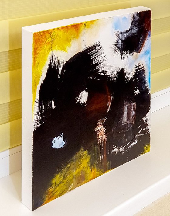 Temptation — Original Abstract Expressionism Painting by Retne
