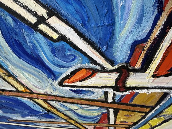 Dance of reflections. Saint-Tropez