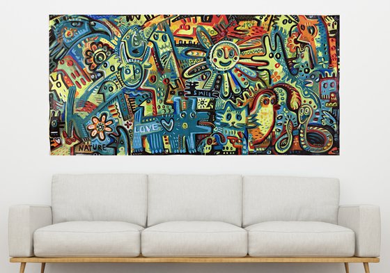 LOVE NATURE (CALIFORNIA) 100x200cm