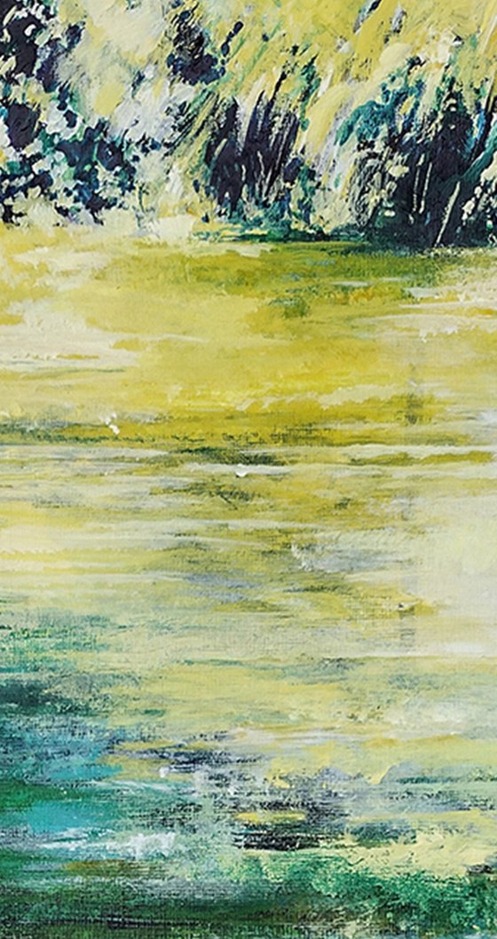 BROOMHILL POND 1  colour study