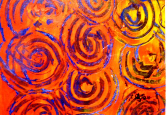 Orange Abstract I