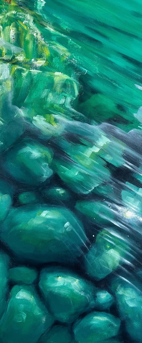 Underwater rocks by Valeria Ocean