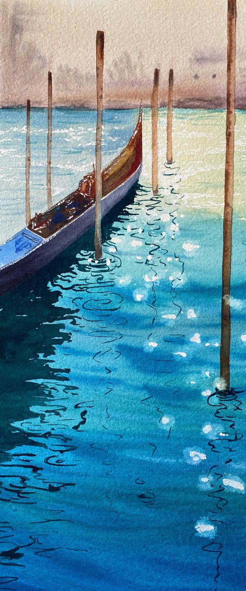 Gondola Venice by Tina Shyfruk