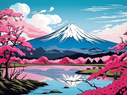 Fuji Reflection by Kosta Morr