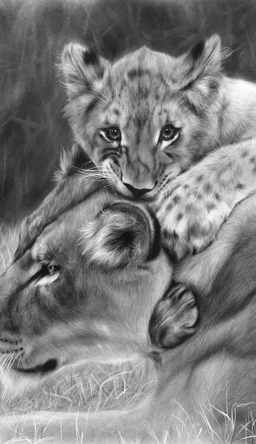 Playing With Mom by Danguole Serstinskaja
