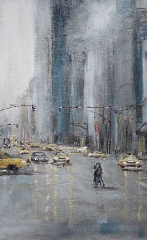New York under the rain by Sasha Romm