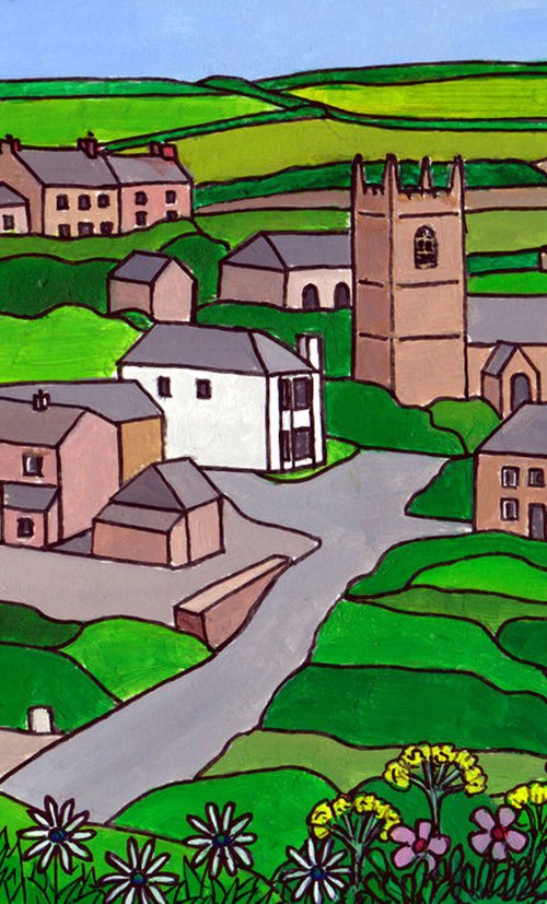 "Zennor Churchtown" by Tim Treagust