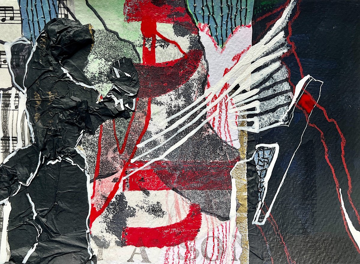 Portrait Acrylic Painting By Marita Tobner, 8 X 6", Song For A Son, Original Artwork