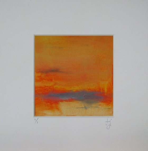 Abstract 0848 - Framed, original painting