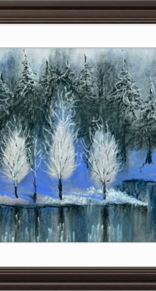 Frost on the trees by Yuliia Sharapova
