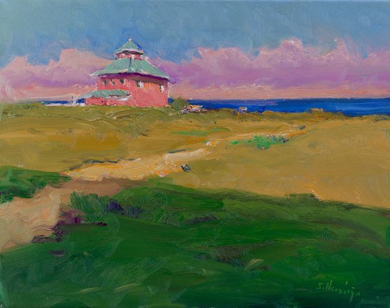 Pink House on the Beach