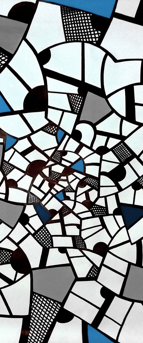 Seven #6 (100 x 99 x 0.1 cm) by Riccardo Ticco Capparella