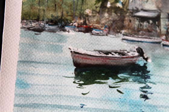 Amalfi Boats and Town II