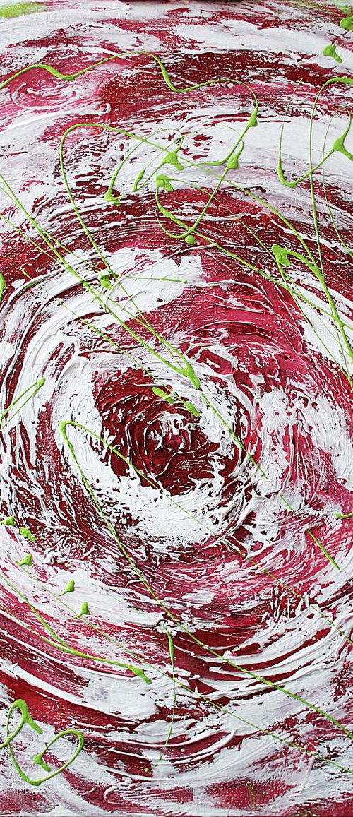 Abstract flower 1  / Original Painting by Salana Art Gallery