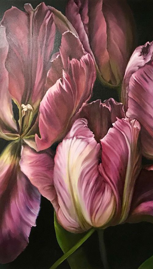 Tulips by Natalia Lugovskaya
