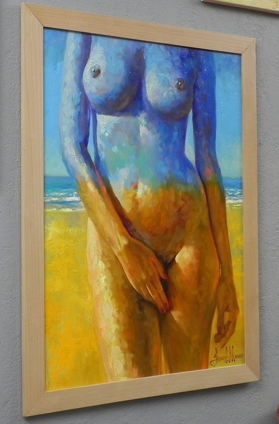 "Nude at the Seaside"