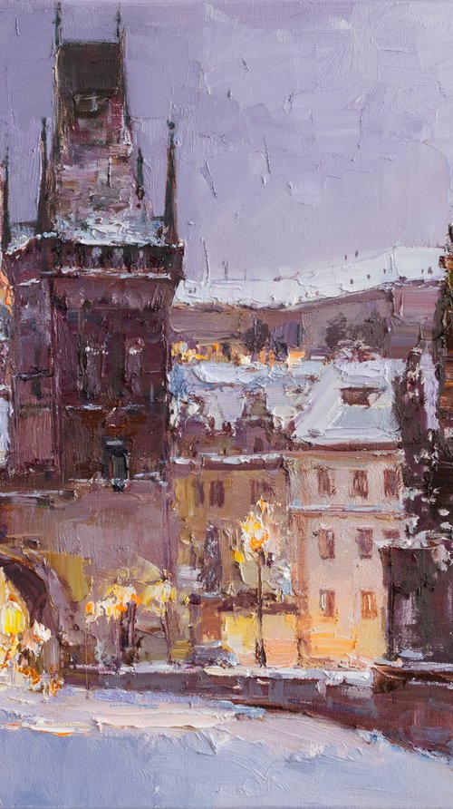 Winter Prague by Anastasiia Valiulina