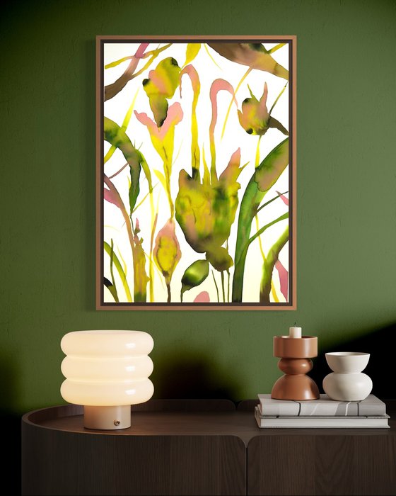 Butti - Abstract Botanical watercolor