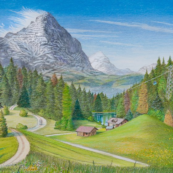 Eiger in Spring