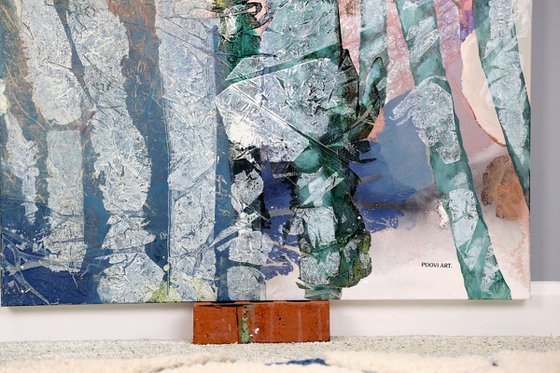 Still standing 02- Landscape tree trunks