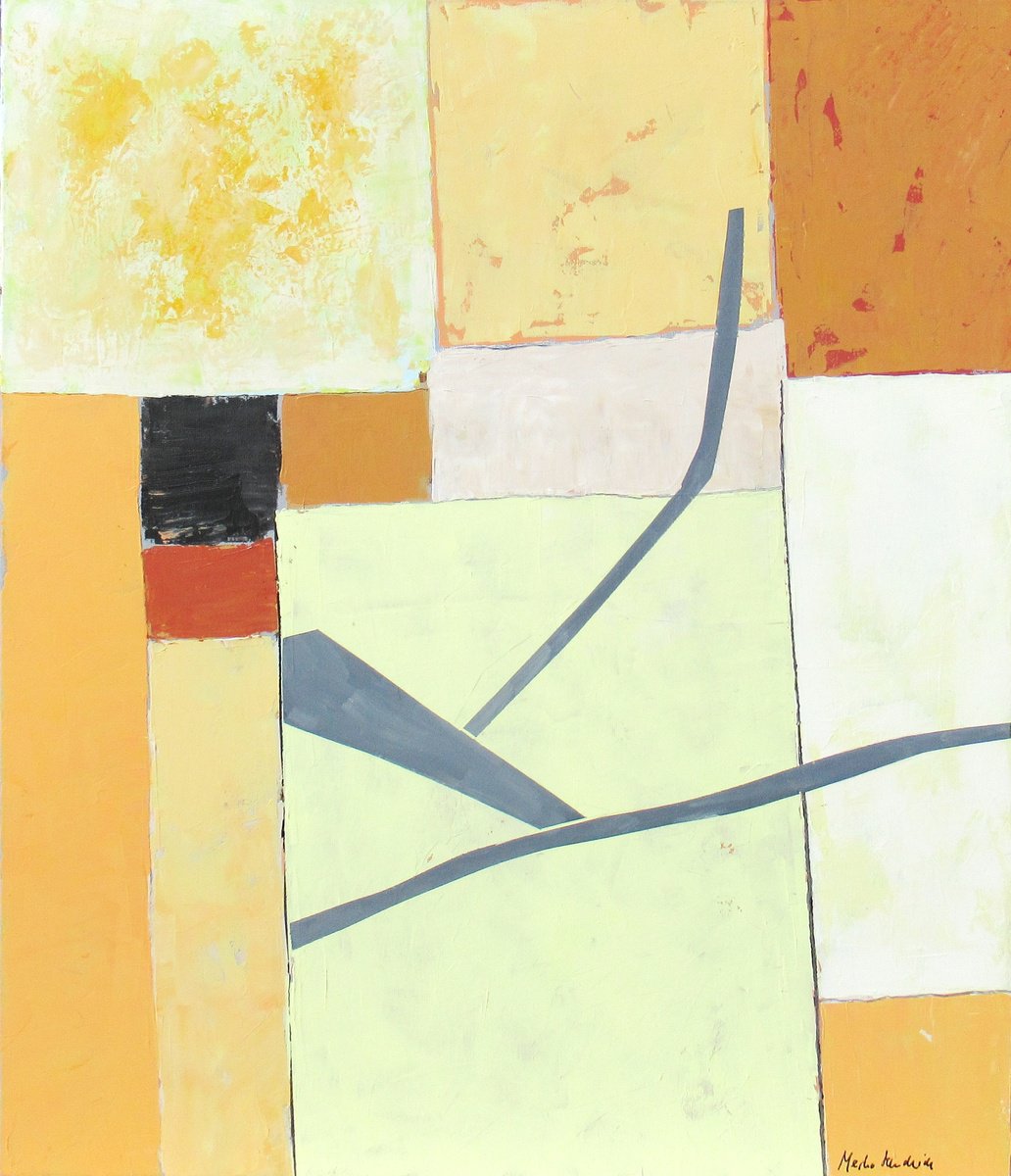 Abstract Acrylic Painting By Megha Hendrick., 24 X 28", Imagination (Ref. 24-6), Original Artwork