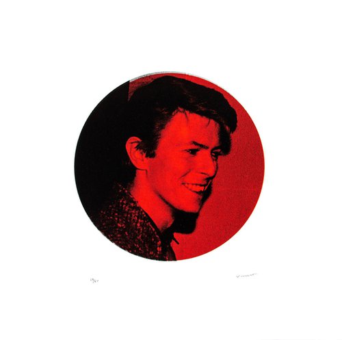 David Bowie Café Royal - Ruby Red by Vincent McEvoy
