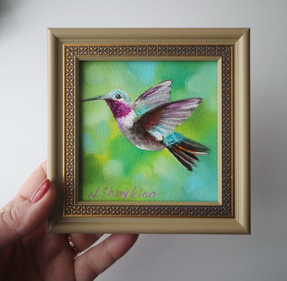 Vibrant Hummingbird Miniature